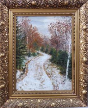 B. Müller - Zimní cesta lesem B. Müller - Zimní cesta lesem