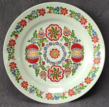 Talíř-Slovácká lidová malírna v Mistříně uKyjova Talíř-Slovácká lidová malírna v Mistříně uKyjova