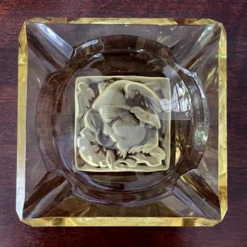 Popelník s portrétem - Rudolf Hloušek Popelník s portrétem - Rudolf Hloušek