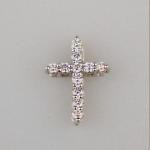 Zlatý křížek s diamanty Zlatý křížek s diamanty