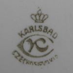 Tác, zn. Carl Knoll, Karlsbad  Tác, zn. Carl Knoll, Karlsbad