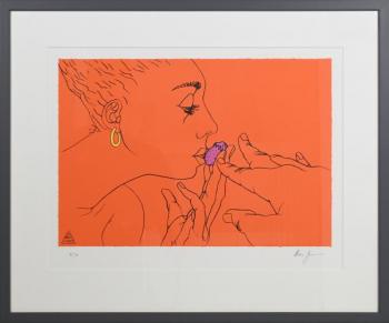 Boris Jirků : Dívka s jahodou Boris Jirků : Dívka s jahodou