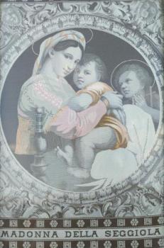 Gobelín - Madona della Seggiola (Francie) Gobelín - Madona della Seggiola (Francie)