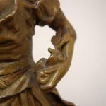 Bronzová socha mladé dívky, Ernest Rancoulet Bronzová socha mladé dívky, Ernest Rancoulet