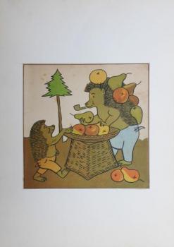 Josef Lada - Starý a mladý ježek Josef Lada - Starý a mladý ježek