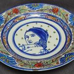 Talíř malovaný, sign. M. Štědrý, dat. 1937 Talíř malovaný, sign. M. Štědrý, dat. 1937