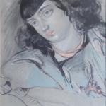 Jan Dědina - Portrét černovlasého mladíka Jan Dědina - Portrét černovlasého mladíka