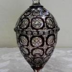 Masivní rubínová dóza / pohár - Nový Bor Masivní rubínová dóza / pohár - Nový Bor