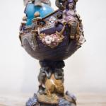 Stará majoliková žardiniéra Stará majoliková žardiniéra