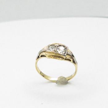 Briliantový prsten, Art Deco Briliantový prsten, Art Deco