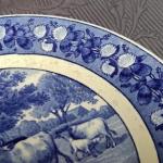 Dezertní talíř, vesnický motiv, zn.Villeroy & Boch Dezertní talíř, vesnický motiv, zn.Villeroy & Boch