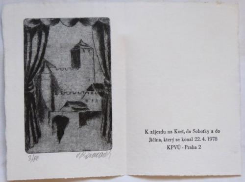 Vladimír Komárek - Hrad Kost 3 / 80 Vladimír Komárek - Hrad Kost 3 / 80