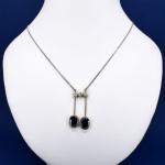 Zlatý kolier se safíry Zlatý kolier se safíry