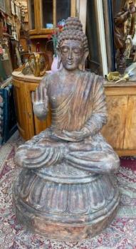 Dřevěná socha Budhy III   Dřevěná socha Budhy III