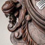 Starožitné nástěnné hodiny lovecké Starožitné nástěnné hodiny lovecké