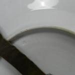 Dekorační kobaltový talíř s čínským motivem Dekorační kobaltový talíř s čínským motivem