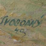 Svobodný : Krajina se snopy, dat. 1940  Svobodný : Krajina se snopy, dat. 1940