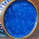Cloisonné vázy – hnědé, ručně zdobené Cloisonné vázy – hnědé, ručně zdobené