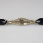 Stříbrná brož s markazity Stříbrná brož s markazity