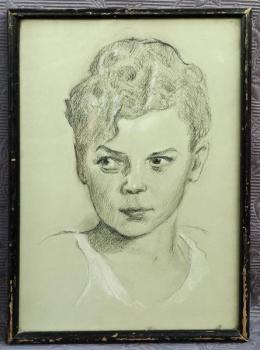 Portrét chlapce v tílku Portrét chlapce v tílku