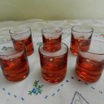 Rubínové sklenice Moser, sada 6 ks - Oldřich Lípa Rubínové sklenice Moser, sada 6 ks - Oldřich Lípa