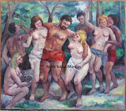 Gross Miloslav: Bakchus ( 190,5 x 220,5 cm ) Gross Miloslav: Bakchus ( 190,5 x 220,5 cm )