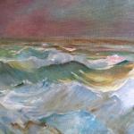 Osamělá Najáda na břehu moře Osamělá Najáda na břehu moře