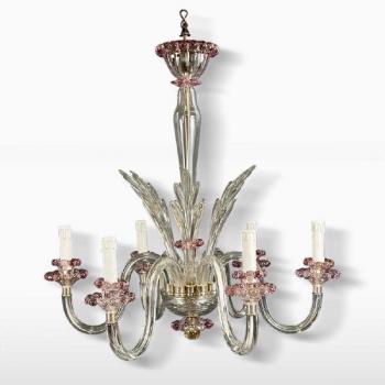 Skleněný lustr Skleněný lustr