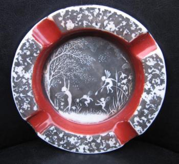 Kuba Josef - Popelník červený Kuba Josef - Popelník červený