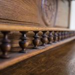 Neorenesanční skříň s vitráží Neorenesanční skříň s vitráží