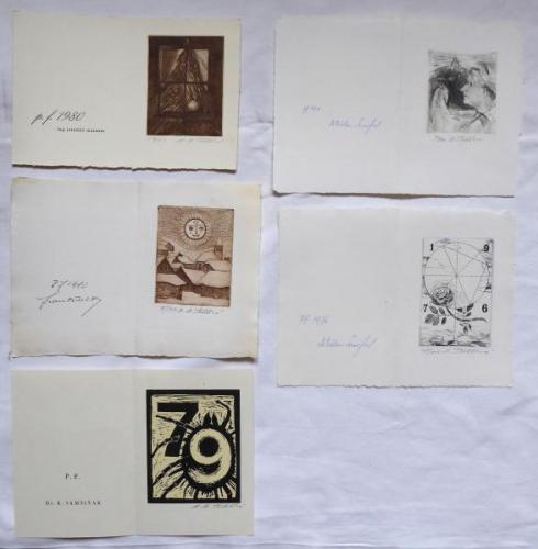 Marie Michaela Šechtlová - Pět grafik PF 1976, 197 Marie Michaela Šechtlová - Pět grafik PF 1976, 197