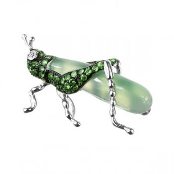 Zlatá brož s brilianty Zlatá brož s brilianty