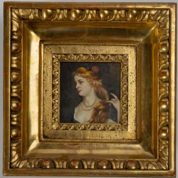 203. Poprsí česající se dívky 203. Poprsí česající se dívky