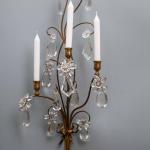 Nástěnné lampy na svíčky 19. století Nástěnné lampy na svíčky 19. století