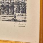 Bruggy – dvojice originálních kreseb tuší od Y. Br Bruggy – dvojice originálních kreseb tuší od Y. Br