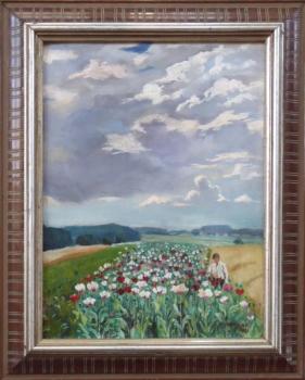 František Nachtigal - Mládenec u makového pole František Nachtigal - Mládenec u makového pole