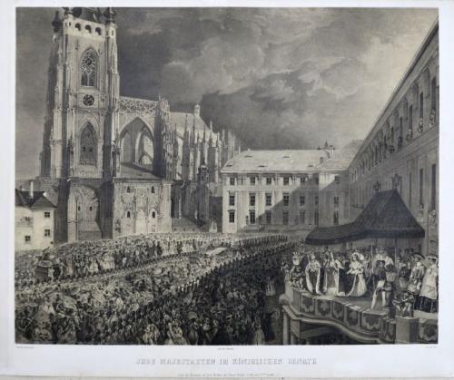 Korunovace Ferdinanda V. - Pražský Hrad, 1836 Korunovace Ferdinanda V. - Pražský Hrad, 1836