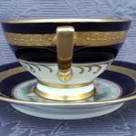 Šálek s podšálkem, karlovarský porcelán II. Šálek s podšálkem, karlovarský porcelán II.