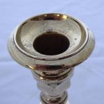 Mosazný leštěný masivní svícen Mosazný leštěný masivní svícen