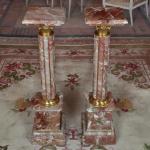 Párové sloupy / podstavce z mramoru Párové sloupy / podstavce z mramoru