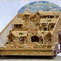 Valašská vesnice po restaurování v Ateliérech Bárta. Valašská vesnice po restaurování v Ateliérech Bárta.