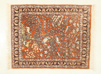 Hedvábný koberec Ghoum - strom života Hedvábný koberec Ghoum - strom života