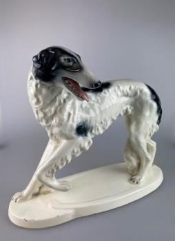 Socha psa glazovaná keramika  Socha psa glazovaná keramika