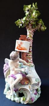 Alegorie umění - malířství, porcelánové sousoší Alegorie umění - malířství, porcelánové sousoší