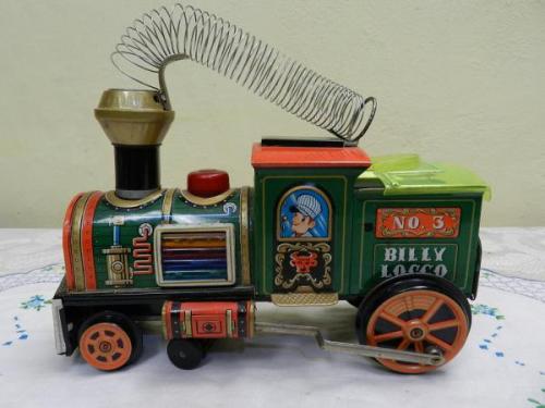 Plechová Mašinka Lokomotiva Billy Locco Plechová Mašinka Lokomotiva Billy Locco