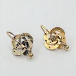 Starožitné zlaté náušnice, Biedermeier Starožitné zlaté náušnice, Biedermeier