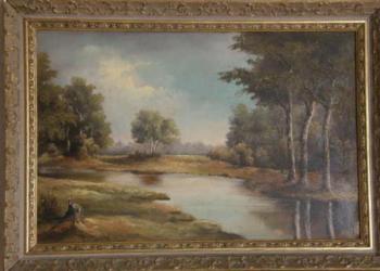 Krajina s řekou Krajina s řekou