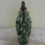 Secesní ručně malovaná váza, majolika Secesní ručně malovaná váza, majolika