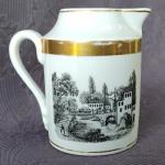 Mléčenka-konvička s měditiskem, 19. stol.  Mléčenka-konvička s měditiskem, 19. stol.