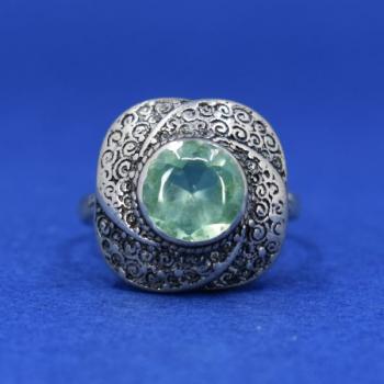 Theodor Fahrner, Stříbrný prsten s kamenem Theodor Fahrner, Stříbrný prsten s kamenem